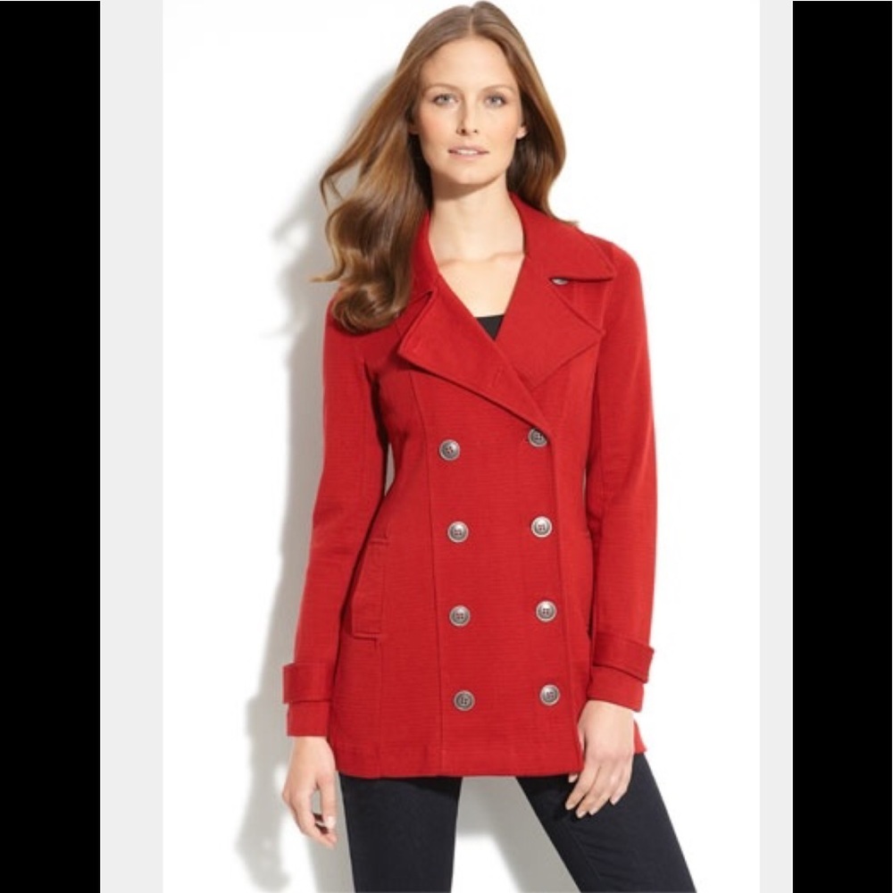NIC + ZOE Red Knit Jacket